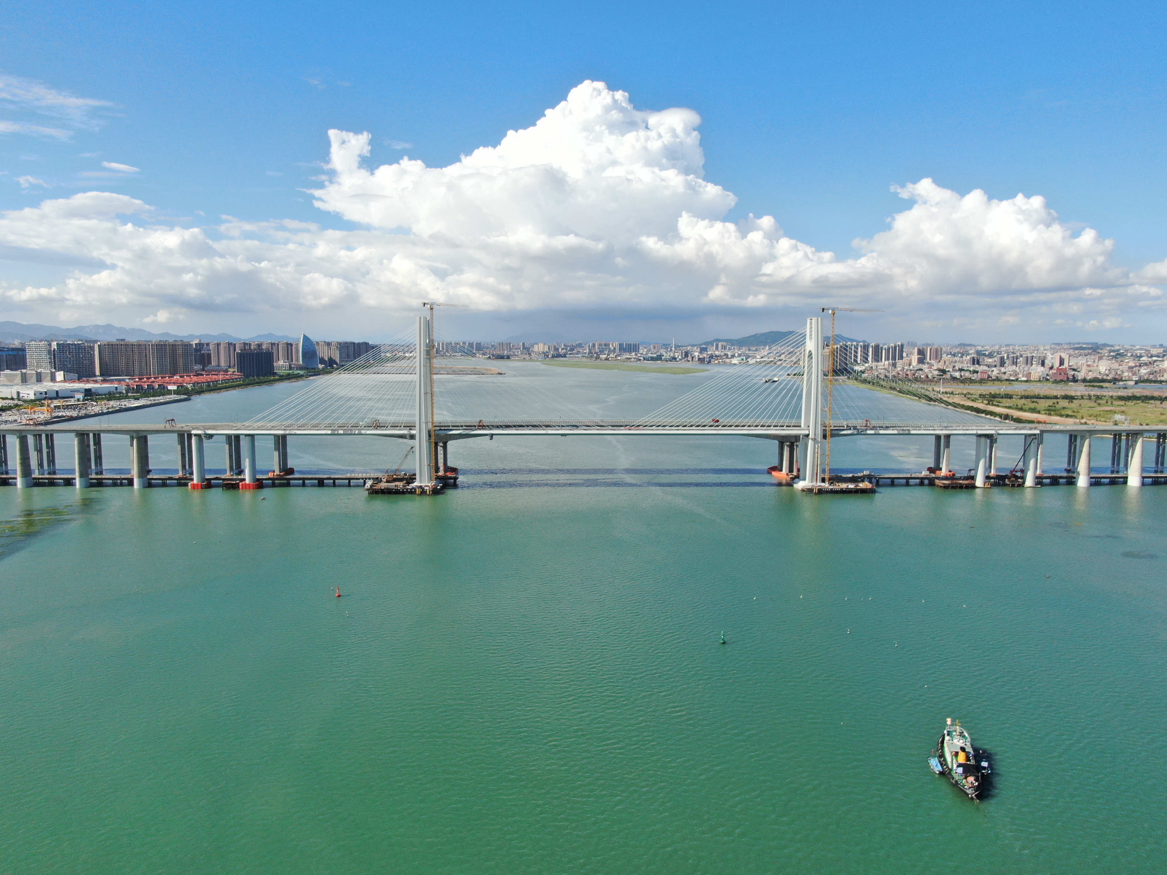 安海湾特大桥图片